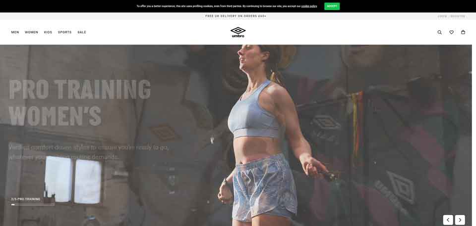 Umbro Official Website