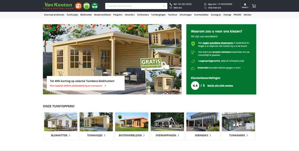 Van Kooten Tuin en Buiten Leven  Official Website
