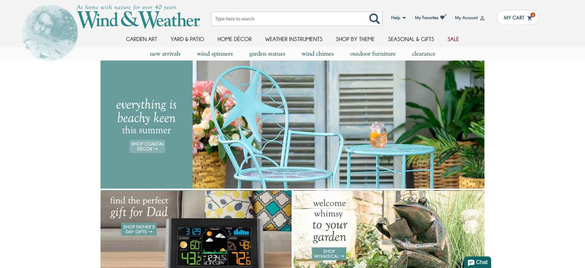 US Weather Forecasting and Outdoor Décor Brand: The Wind & Weather Website