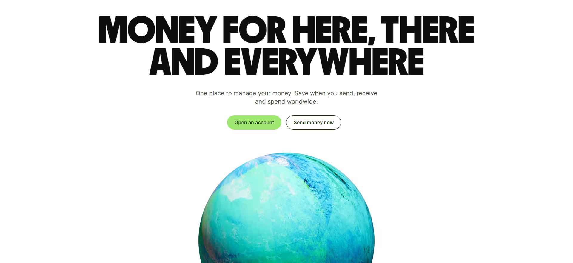 International Money Transfer Brand: The Wise Website