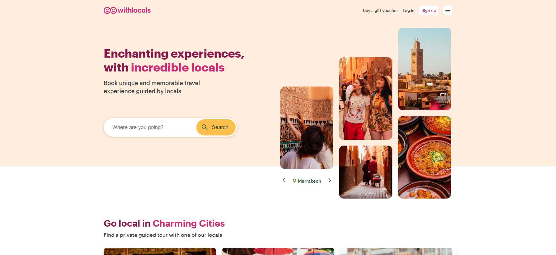 Dutch local experiences and tours booking website: Withlocals official site