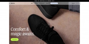 Atoms: American Shoe Brand Website