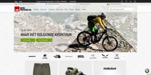 German Mountaineering and Outdoor Sports Gear Mall: Bergfreunde Website