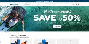 Overton’s: American Water Sports and Boating Accessories Retail Website
