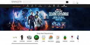 Australian Entertainment Goods Retailer: Sanity Official Website