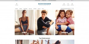 German Quality Lingerie Brand: Schiesser Website