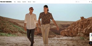 Danish Fashion Brand: Shaping New Tomorrow Website