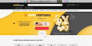 Brazilian Phone and Electronics Sales Website: Webfones Official Website