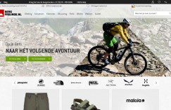 German Mountaineering and Outdoor Sports Gear Mall: Bergfreunde Website