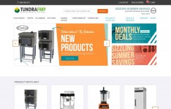 Kitchen and Dining Products E-commerce Website: eTundra Official Website