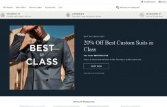 Indochino: Canadian High-end Custom Suit Brand Website
