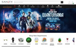 Australian Entertainment Goods Retailer: Sanity Official Website