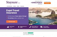 UK Travel Insurance Brand: The Staysure Website