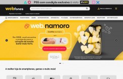 Brazilian Phone and Electronics Sales Website: Webfones Official Website