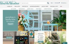 US Weather Forecasting and Outdoor Décor Brand: The Wind & Weather Website